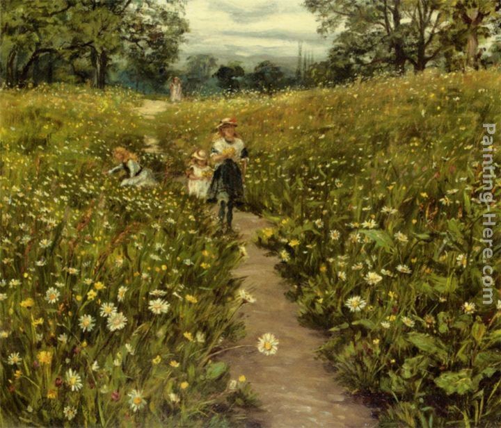Philip Richard Morris Gathering Wild Flowers
